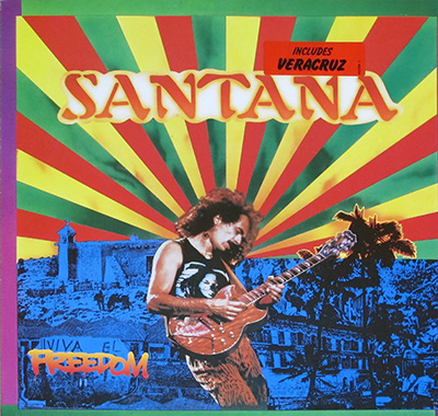 SANTANA - Freedom album front cover vinyl record